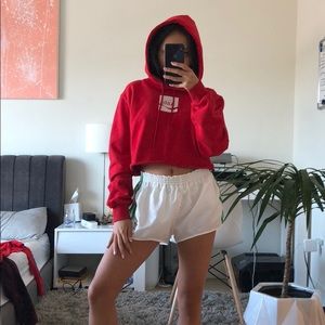 Rare KITH X COCA COLA cropped hoodie